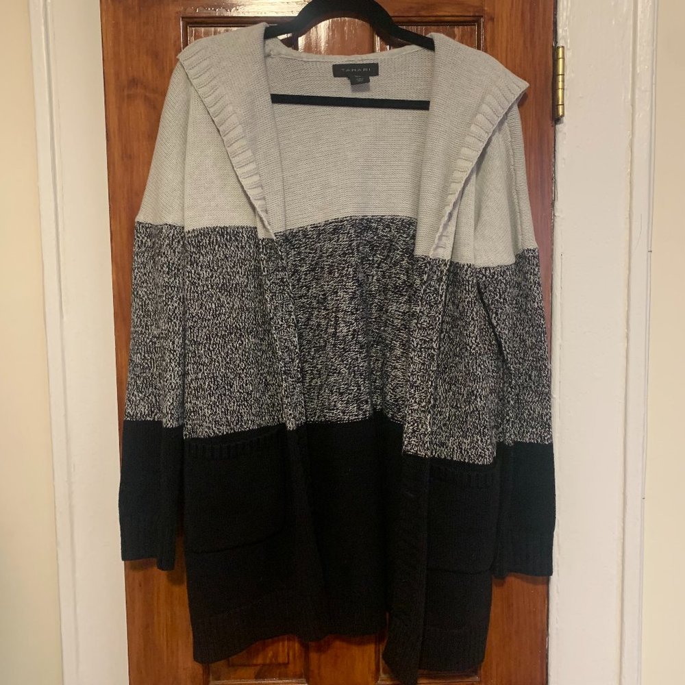 Long Hooded Cardigan